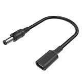 5.5mm x 2.5mm USB C to DC Power Cord, USB Type C Input to DC 12V Out Power Cable, Work with PD Charger and PD Power Bank. Portable for Outdoor Test, Studio and Travel.
