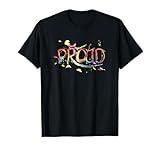 Proud Pride Clothing for Him and Her Colourful Watercolour T-Shirt