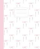 Composition Notebook: College Ruled Journal for Girls & Teens – Minimal Coquette Style with Pink Ribbon Bows – Clean Soft-Girl Aesthetic Writing Book