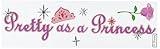 Sticko Disney Title Dimensional Stickers, Pretty as a Princess