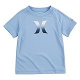 Hurley Boys' Rash Guard Shirt, Blue/Icon, M