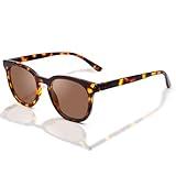 LianSan Full Readers Sunglasses for Women - Stylish Reading Sunglasses with Readers Built in with Spring Hinge UV Protection(Tortoise,1.5x)