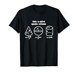 This T-Shirt Speaks Volumes Funny Maths Science Geeky Pun T-Shirt
