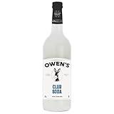Owen’s Craft Mixers | Club Soda 1 Pack | Handcrafted in the USA with Premium Ingredients 750 ml Bottle | Vegan & Gluten-Free Soda Mocktail and Cocktail Mixer