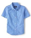 The Children's Place,boys,Short Sleeve Oxford Shirt,Lt Blue,Small