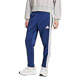 adidas Men's 3-Stripes Tricot Tapered Track Pants, Dark Blue