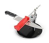 Fino Edge Professional Knife Sharpeners for Kitchen Knives - Diamond - Designed with Tight Clamp, Stable Base - Easy To Assemble with Reference Guide & Instruction Manual