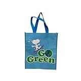 Legacy Licensing Partners The Peanuts with Snoopy Environmentalism Recycling Large Reusable Tote Bag
