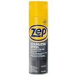 Zep Stainless Steel Cleaner and Polish 14 ounces - ZUSSTL14 - Protects Metal Surfaces from Fingerprints, Soil and Waterspots