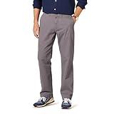 Amazon Essentials Men's Classic-Fit Casual Stretch Chino Pant, Charcoal, 36W x 30L
