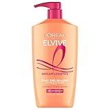 L'Oreal Paris Elvive Dream Lengths Super Detangling Conditioner With Fine Castor Oil and Vitamins B3 and B5 for Long, Damaged Hair, Instantly Detangles To Reduce Breakage With System, 28 Fl Ounce