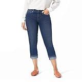 Levi Strauss Signature Gold Women's Mid-Rise Slim Fit Capris Stretch Denim (Also Available in Plus Size), Over The Moon, 14