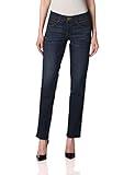Democracy Women's Ab Solution Straight Leg Jean, Indigo, 4
