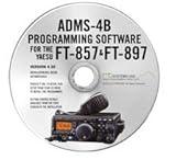 Yaesu ADMS-4B Programming Software on CD with USB Computer Interface Cable for FT-857D & FT-897D by RT Systems