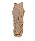 n:PHILANTHROPY Womens Charley Tank Mini Dress, Brown, Small