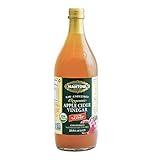 100% Raw Unfiltered Organic Apple Cider Vinegar with 'The Mother' - 34 Oz (2 Pack) - Rich in Probiotics and Enzymes, Perfect for Cooking, Salad Dressings, Marinades, and Drinking - A Versatile Pantry Essential for Your Wellness Routine