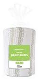 Amazon Basics Everyday Paper Plates, 8.62 Inch, Disposable, 300 Count