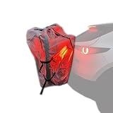 FORMOSA ALL CLEAR Travel Bike Transportation Cover Increased Tail Light Visibility Rear Hitch Mount Rack on Car, Truck, RV, SUV - Fully Encloses Bikes for Safe Transport - Waterproof (fits 1-2 Bikes)