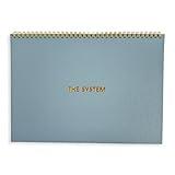 The System Undated Project Planner, Breakdown Goals Into Tasks, Reduce Feelings of Overwhelm, Durable Cover Protects Premium Paper, 8.5” Tall x 11” Wide, 2 Years of Tracking