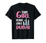 Womens Dubai Gift This Girl Really Loves Dubai T-Shirt