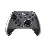 MOBAPAD Huben2 Wireless Switch Controller Pro – PC Controller with ALPS Linear Motors, Pro Controller Switch, Omron Mechanical Buttons, 6-Axis Motion (Black)
