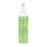 Babo Botanicals After Sun Soothing Mist - Aloe Vera & Cucumber - For Face, Body & Sensitive Skin - Non-Aerosol - No-touch application - EWG Verified - Alcohol-Free - Scented with cucumber extract