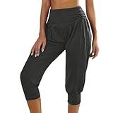 Capri Pants for Women Summer 2025 Plus Size Capris Casual Baggy Joggers Stretch High Waist Cargo Pants with Pockets