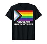 God's Love Is Fully Inclusive LGBTQIA+ Gay Pride Christian T-Shirt