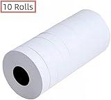 Supercap 10 Rolls Labels Paper Suitable for MX-6600, MX-6602, YH-689 Price tag 2-line Marking Gun Pricemarker Labels (Without Gun ）