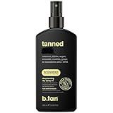 b.tan Best Tanning Oil | Get Tanned Intensifier Dry Spray - Fast, Dark Outdoor Sun Tan From Tan Accelerating Actives, Packed with Moisturizing Oils, No SPF, Austrailian Brand, 8 Fl Oz