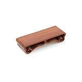 WDONAY Carving Wooden Display Stand Base 2.95"×1.1" Rosewood Pedestal Base Oriental Furniture Handicrafts Small Objects Display Stand Base