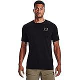 Under Armour Men's New Freedom Flag T-Shirt, Black (004)/Marine Od Green, X-Large