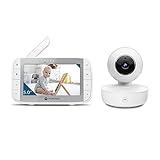 Motorola Nursery VM36XL Video Baby Monitor Camera, 1000ft Range no WiFi 2.4 GHz Wireless, 5" Screen, 2-Way Audio, Pan/Tilt/Zoom, Temp, Night Vision