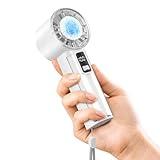 Portable Handheld Fan with Ice Cooler, 21H Max Cooling,9500RPM High Speed,100 Speeds, Small Pocket Turbo Design,Digital Display, Rechargeable Personal Handheld AC Fan for Travel Outdoor Office Commute