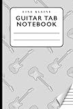 Guitar Tab Notebook: (Grey) | 4"x6" Guitar Tab Ruled Small Notebook | Fits In Most Guitar Cases! | Gift For Guitarist, Acoustic, Electric, Music Students | 110 Pages