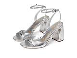 Circus NY by Sam Edelman Women's Aria Heeled Sandal, Soft Silver, 8.5