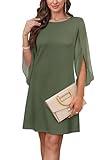 RUMIA Mother of The Groom Dresses for Women 2025 Summer Dresses Formal Army Green M