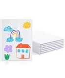Mr. Pen- Blank Hardcover Books, 6" x 8", 40 Pages, 6 Pack, White, Blank Notebooks for Kids, Mini Notebooks for Kids, Mini Journal for Students, Unlined Notebook