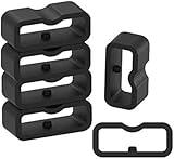 Fastener Rings Compatible for Fitbit Inspire 3/Inspire 2/Inspire/Inspire/ HR/Alta/Alta HR/Ace 2/Ace 3/Luxe Bands, Rubber Rings Holder Keeper Retainer Connector Security Loop for Inspire 3 Tracker,Black