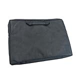 AKCHART Laptop Messenger Shoulder Bag for 17 Inch Notebooks – Durable & Lightweight Messenger Bag with Side Access, Zipper Compartment, Fits MacBook Pro/HP/Dell/Lenovo, for Travel Business-Black