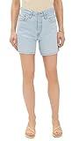 Levi's Women's 501 Lightweight Mid Thigh Shorts, Make Memorable, Blue, 26