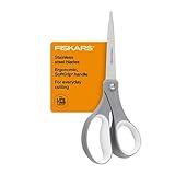 Fiskars All Purpose Scissors, High Performance Cutting, Stainless Steel Blades, Ergonomic and Comfort Handles, Perfect for Arts and Crafts and the Office, Scissors for Office