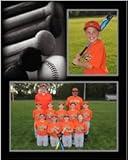 10 Pack Baseball Theme Photo Folder Frame Player/Team Theme 7x5 and 3x5