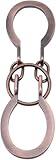 1Pc Red Copper Lock Puzzle Metal Ring Solution Intellectual Deduction Unlock Puzzle Brain Tease Unlock Horseshoe Buckle Gift, Assembly and Disentanglement Puzzles,Horse Shoe Puzzles,Brain Teasers
