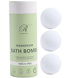 Romancy Magnesium Bath Bombs Luxury Fizzing Bath Bomb for Sensitive Skin Formula for Relaxation Aromatherapy and Moisturizing Shea Butter Stress Relief Gifts Muscle Relaxation