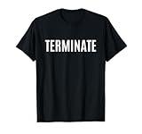 Terminate Business Casual Words Resume Job Interview Skills T-Shirt