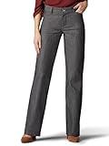 Lee Women's Ultra Lux Comfort with Flex Motion Trouser Pant Carbon Rinse 8 Medium