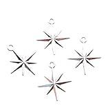 PFAMVIHNIEH New For Arrival 20Pcs 23X20Mm Classics Eight Pointed Star Charms For Jewelry Making DIY Jewelry Findings Antique Silver Color Alloy Charms With For You Accessories Creative Gift