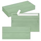 50 Pack #10 Business Envelopes, Self Seal Standard Sage Green Envelopes for Secure Business & Legal Mailing, Office, Checks, Letter, Invoices, 4 1/8 x 9 1/2 Inches