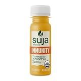 Suja Organic Immunity Defense Shot with Turmeric and Ginger, Immunity Boost & Support, Functional Shots, Cold-Pressed Juice with Live Probiotics, Plant-Based & Gluten-Free (2 Fl Oz)